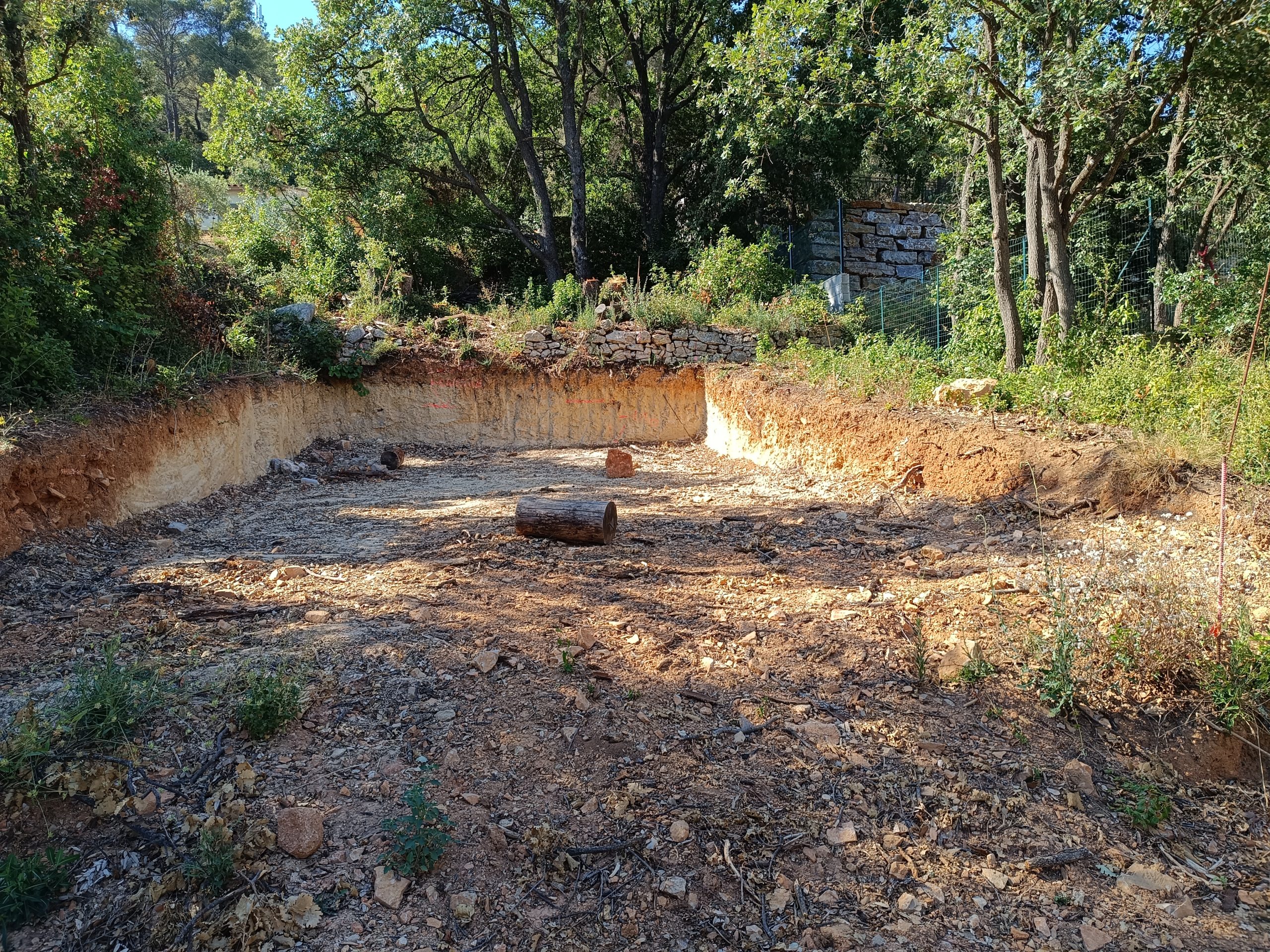 Terrassement pour maison à Cabasse