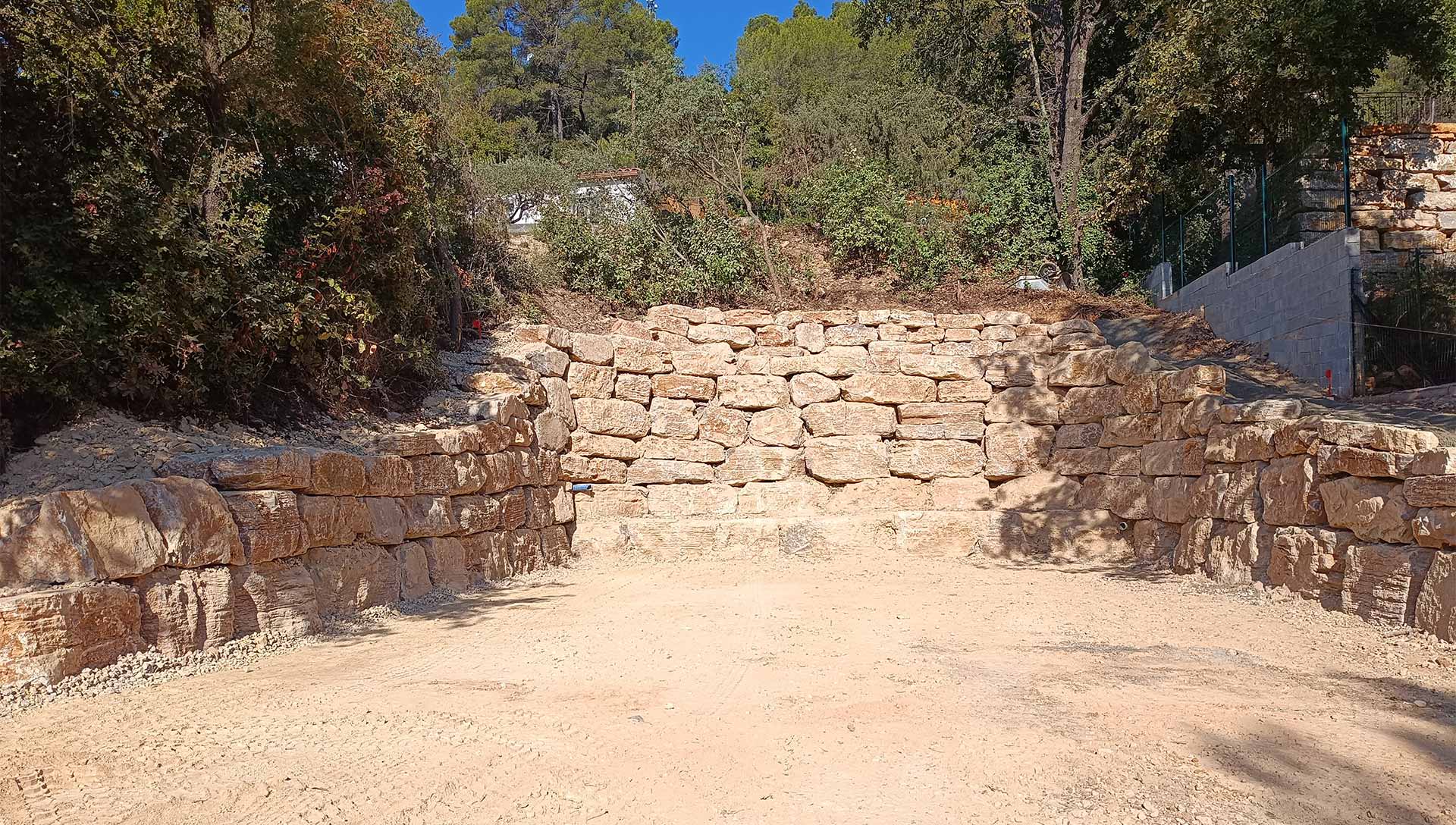 Enrochement à Flayosc