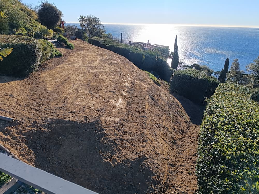 Création de chemin à Saint-Maxime